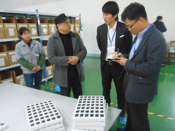 韓國三星電子領(lǐng)導(dǎo)蒞臨我公司考察指導(dǎo) 
