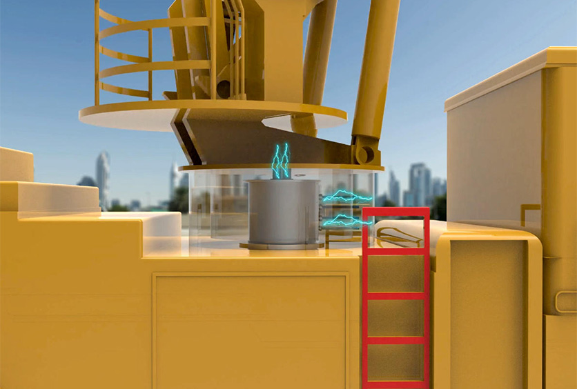 導(dǎo)電滑環(huán)在挖掘機，起重機，消防云梯車，高空作業(yè)車，打樁機等工程車的應(yīng)用